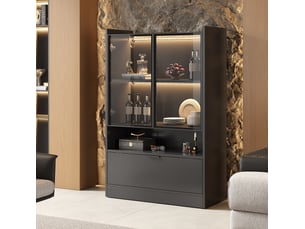 Meuble tv coloris noir 35 cm <strong>WISHDOR</strong> <strong></strong>