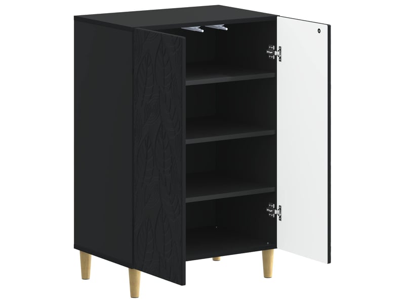  Meuble à chaussures, armoire à chaussures delft 59,5x39,5x90 cm noir  - Conforama C
