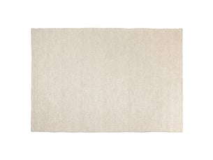 Quentin - tapis rectangulaire 300x400cm en laine tissée couleur blanc