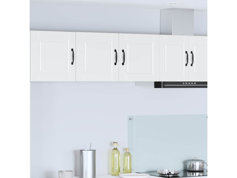 Meuble mural de cuisine, armoire de cuisine blanc 80x31x40cm bois d'ingénierie shl4788 - Conforama B
