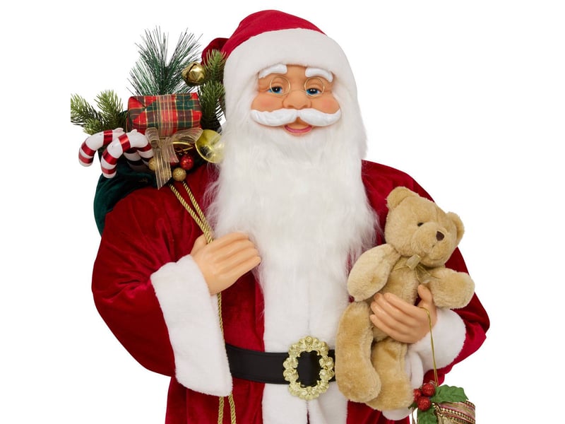  Pere noel gava rouge 120cm GAVA - Conforama B