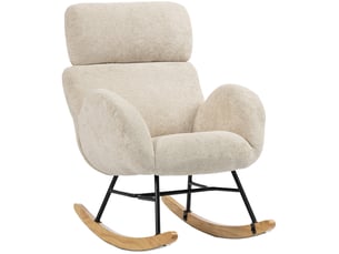 Fauteuil fixe  MODFU Velours blanc