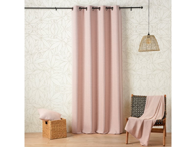  Rideau œillets polylin tamisant aux propriétés relaxantes du cbd 140x260 cm  - Conforama A