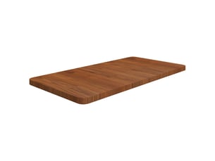 Comptoir de salle de bain, plan de travail marron foncé 80x40x2,5 cm bois traité cf65851