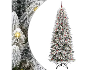 Sapin de noël - arbre de noël artificiel blanc 240 cm
