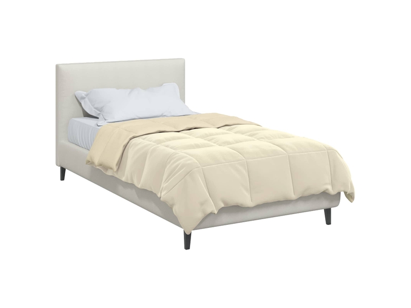  Duvet - couette complet toute l'année 140 x 200 cm 4 saisons crème  - Conforama C