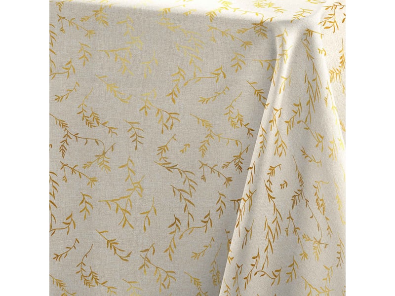  Nappe antitache rectangulaire zoé 140x240cm naturel  - Conforama B