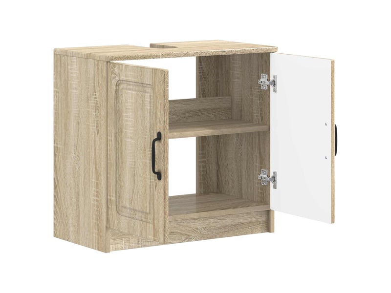  Meuble sous lavabo de salle de bain utrecht chêne sonoma cf64932  - Conforama C