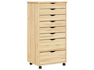 Caisson roulant de bureau avec tiroirs moss 53 x 39 x 103 cm