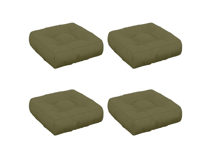 Lot de 4 coussins de siège, coussins d'assise vianen 100 % polyester cf60646 - Conforama A