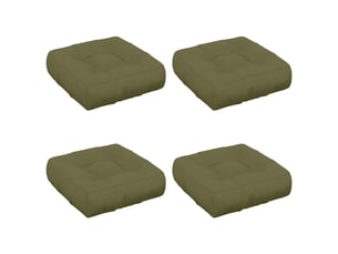 Lot de 4 coussins de siège, coussins d'assise vianen 100 % polyester cf60646