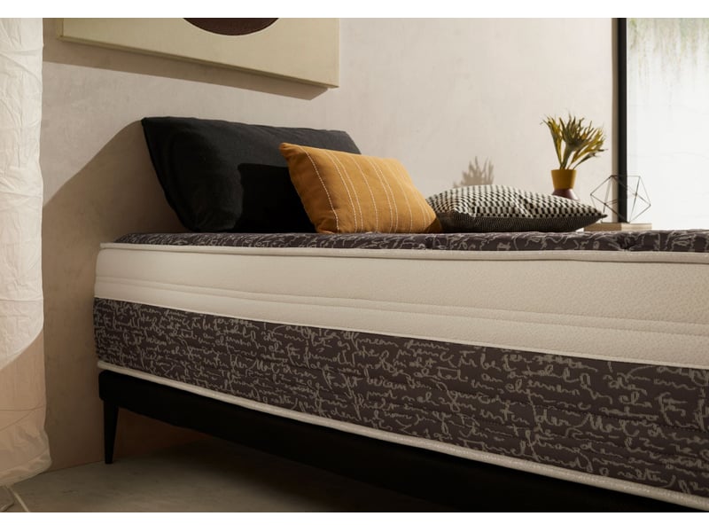  Matelas à mémoire de forme gel luxury oasis natur - mi-ferme, mémoire de forme gel, tissu 3d respirant 8435720051582 - Conforama E