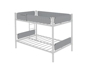 Lit superposé 90x190 cm SWEIKO coloris blanc