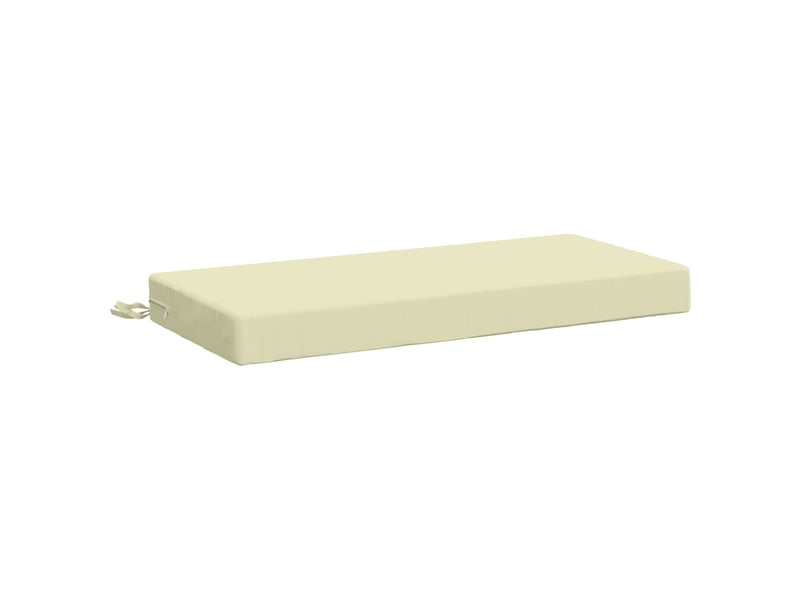 Lot de 2 coussins de banc, coussins d'assise soest 100 % polyester crème cf57203 - Conforama D