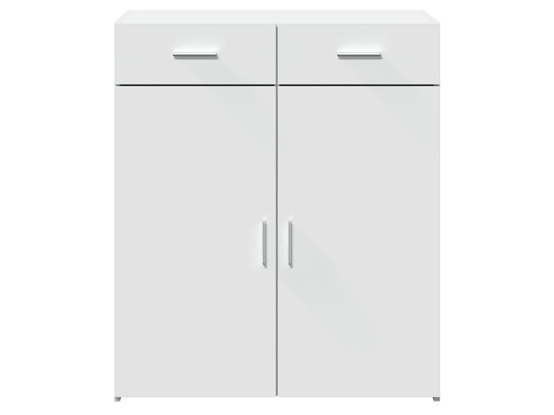  Buffet - bahut - meuble de rangement blanc 80x42,5x93 cm bois d'ingénierie  - Conforama C