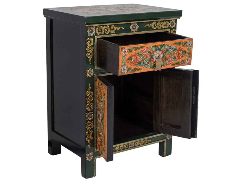  Console d'entrée multicolore en bois 50x35x68 cm h  - Conforama E