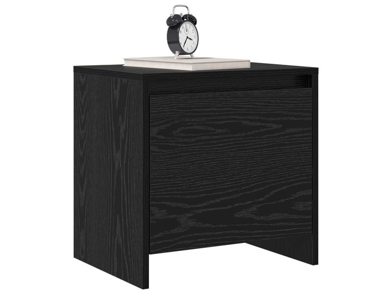  Table de chevet - cabinet de chevet - table de nuit chêne noir 45 x 34 x 44,5 cm  - Conforama B