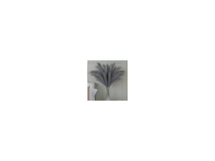 Grande herbe de pampa gris faux 5 tiges extra moelleux faux 70cm bouquet de fleurs plume salon home decor boho home decor grand vase table fleur mariage, gris