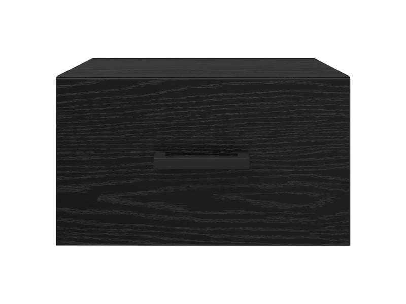  Table de chevet - cabinet de chevet - table de nuit chêne noir 35 x 35 x 20 cm bois d'ingénierie  - Conforama E