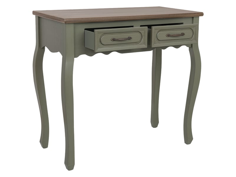  Console d'entrée en bois vert 80x40x75 cm h  - Conforama E