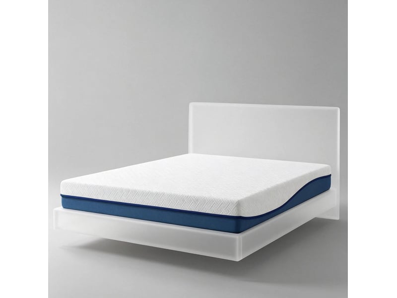  Matelas 140x190 cm 2 places en mousse à mémoire de forme au thé vert, déhoussable lavable, fermeté moyenne  - Conforama B