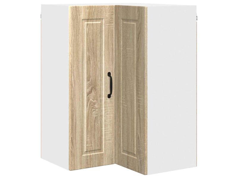 Meuble de cuisine, meuble d'angle mural chêne sonoma 57x57x80cm - Conforama A