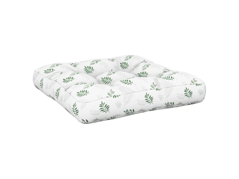  Lot de 2 coussins de palette, coussins de canapé motif de feuilles tissu cf59562  - Conforama E