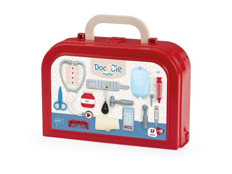  Jeu doyen docteur valisette 17 accessoires rouge 271 - Conforama B