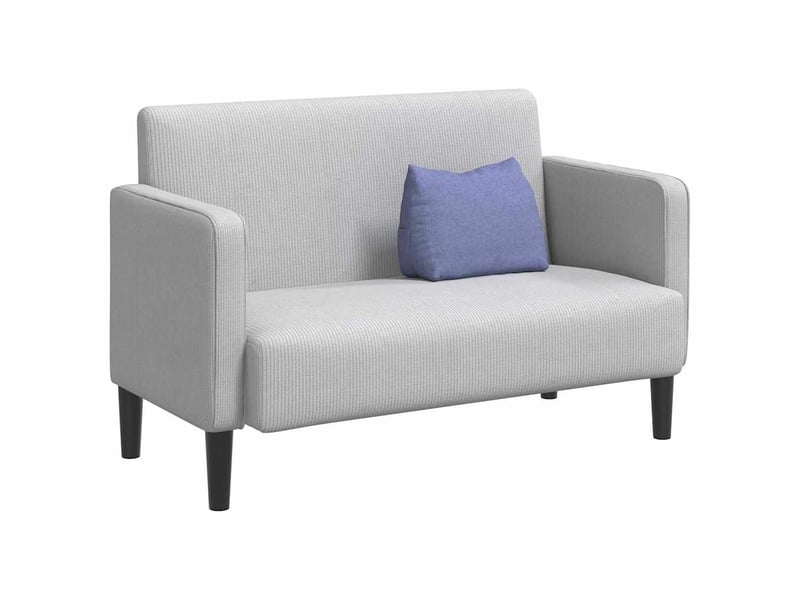  Coussin de dos, coussin de dossier bleu denim 45 x 20 x 35 cm tissu cf54548  - Conforama C