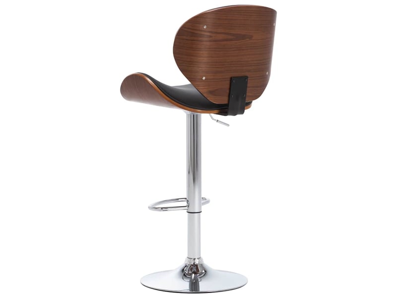  Tabouret de bar, chaise de bar noir similicuir shl49005  - Conforama C