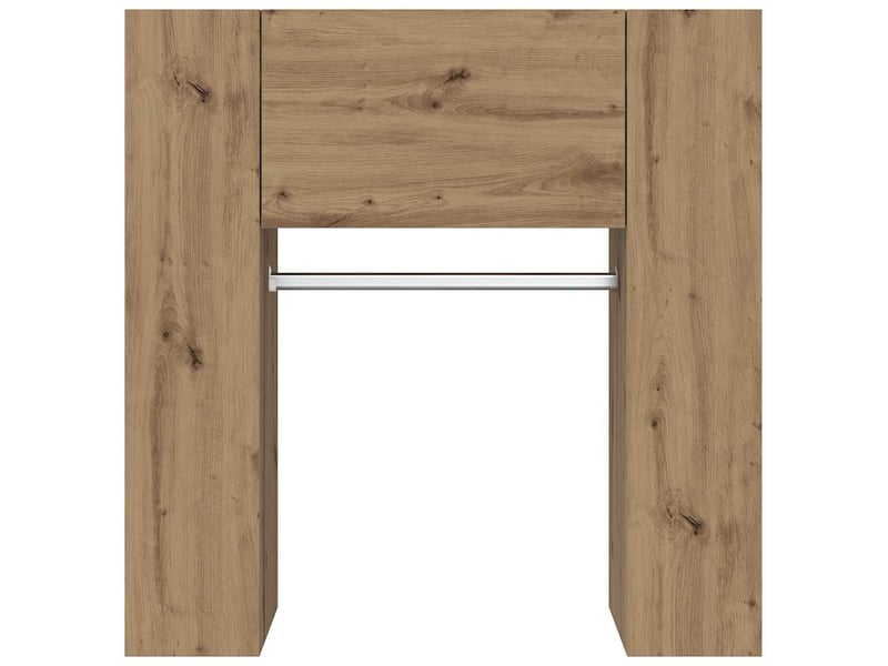  Meuble de rangement, armoire de couloir chêne artisanal 97,5x37x99cm bois ingénierie  - Conforama D