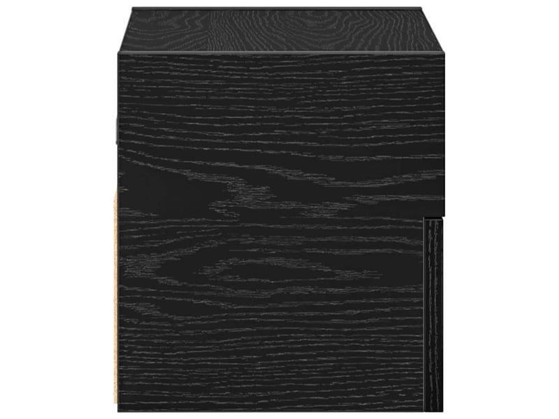  Table de chevet - cabinet de chevet - table de nuit murale noir 45x26x28,5 cm  - Conforama E