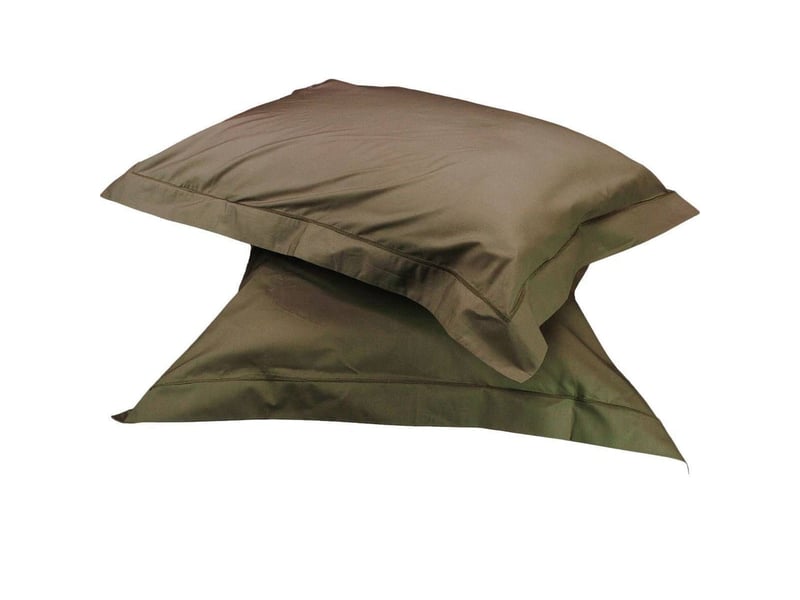  Taies d'oreiller percale de coton sensei - blanc - 50x70_lot2 3LL16.80.5070.BL - Conforama D
