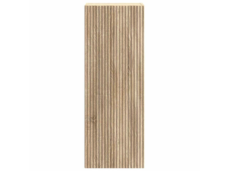  Armoire murale salon 33x34,5x90cm bois d'ingénierie chêne sonoma shl8888  - Conforama E