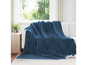 Plaid canapé bleu marine 220x240 cm 2.67 kg polaire