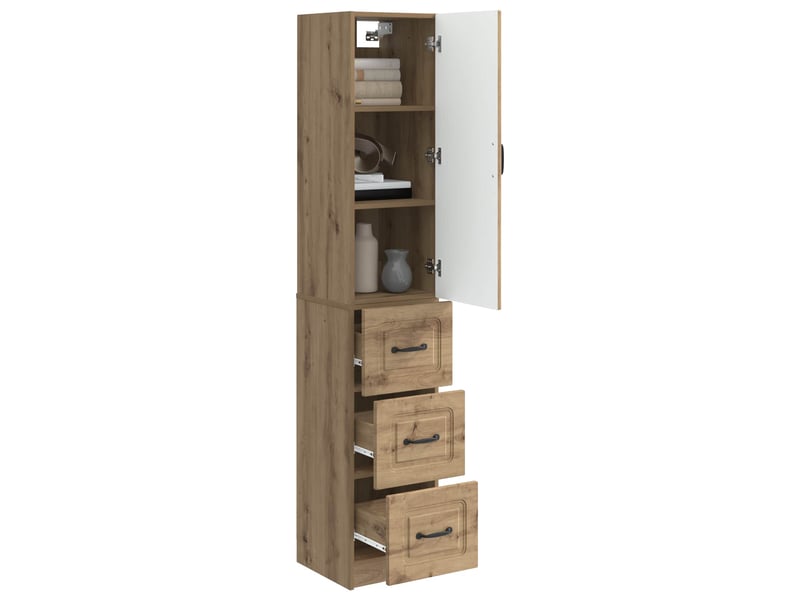  Ensemble de meubles 2 pcs, rangement de salon 33 x 34,5 x 87 cm bois d'ingénierie shl1157  - Conforama C