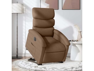 Fauteuil relax électrique  <strong></strong> Tissu marron
