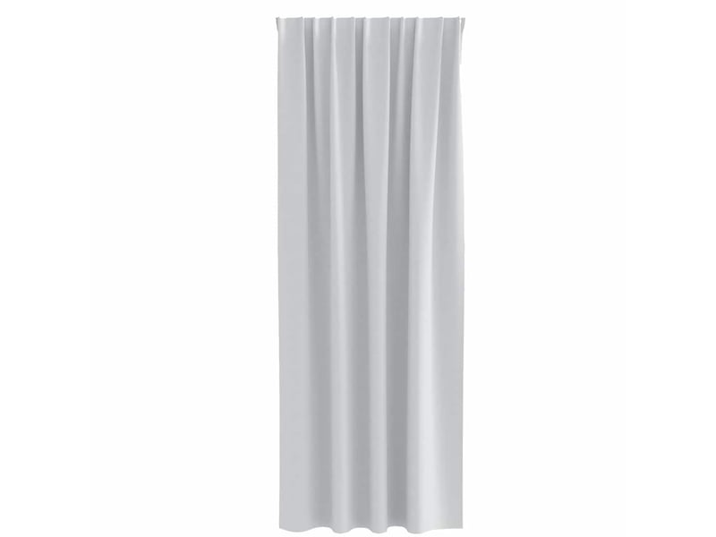 Lot de 2 rideaux occultants, rideaux black-out avec anneaux gris pâle 225 x 140 cm cf44664 - Conforama D