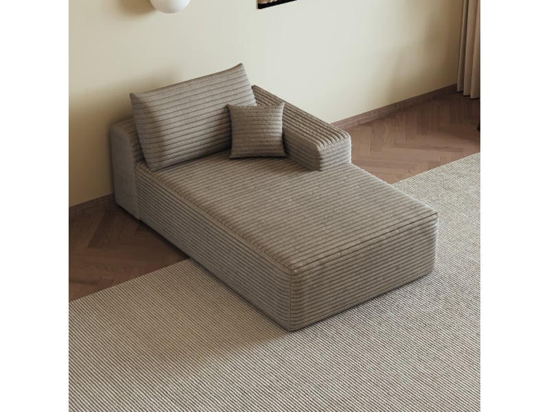  Canapé-lit d'angle droit camel y165 - canapé convertible, mobilier de salon design  - Conforama E