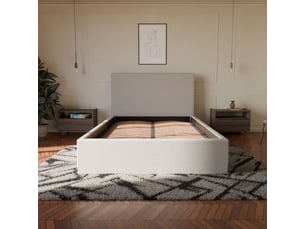 Sommier coffre 140x190 cm MORPHEA  épaisseur 35 cm  vendu avec sommier,sans matelas