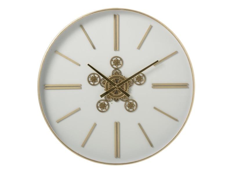  Horloge murale design runa 90cm blanc  - Conforama A