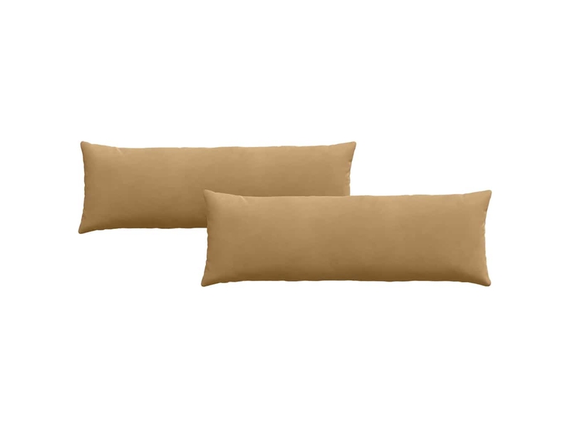  Lot de 2 coussins de canapé, coussins décoratifs marron 120 x 40 cm cf59122  - Conforama A