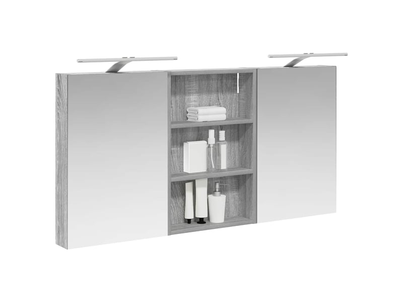 Ensemble de meubles de salle de bain 3 pcs 120x10.5x60.5 cm shl3893 - Conforama C
