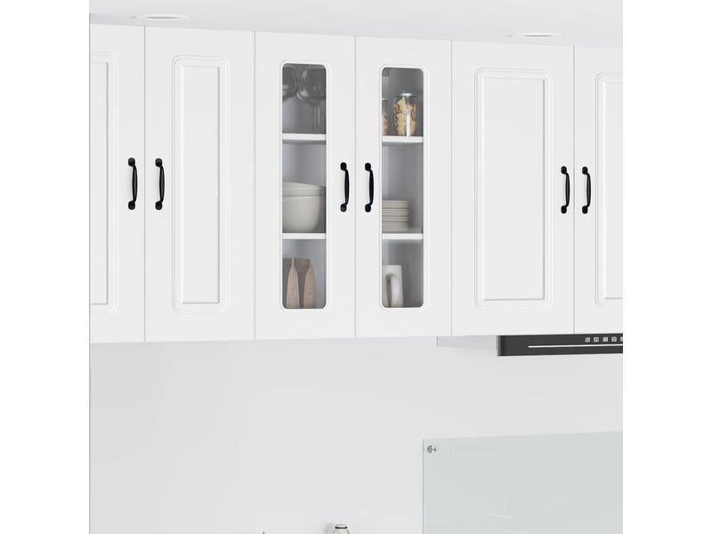 Meuble mural de cuisine | armoire de cuisine blanc 60x31x80cm shl3244 - Conforama B