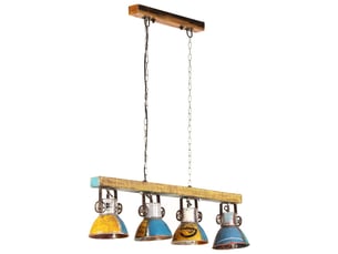 Plafonnier industriel, lampe plafond 25 w multicolore 111 cm e27