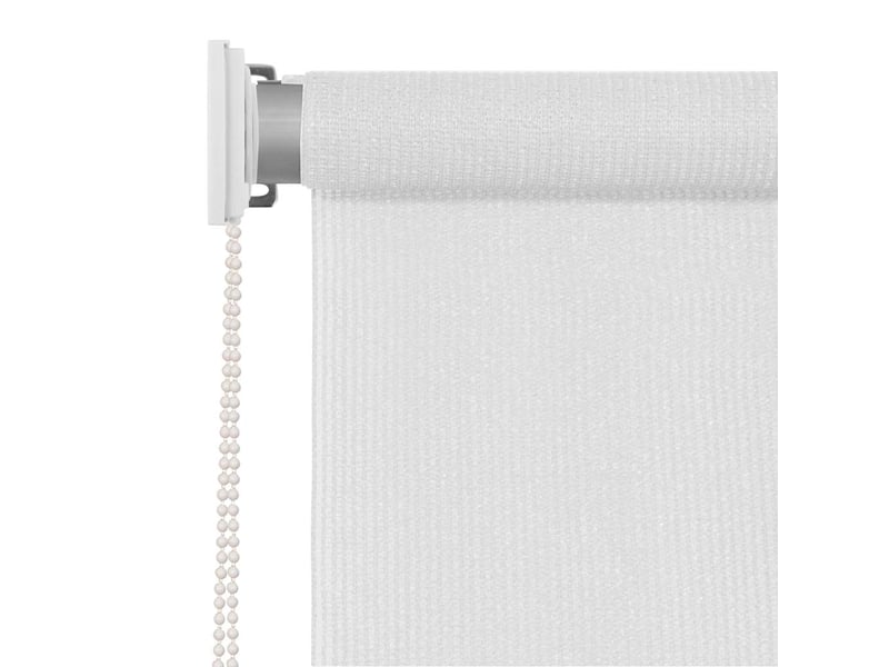 Store enrouleur, store roulant d'extérieur blanc 65 (l) x 140 (h) cm hdpe cf47422 - Conforama C