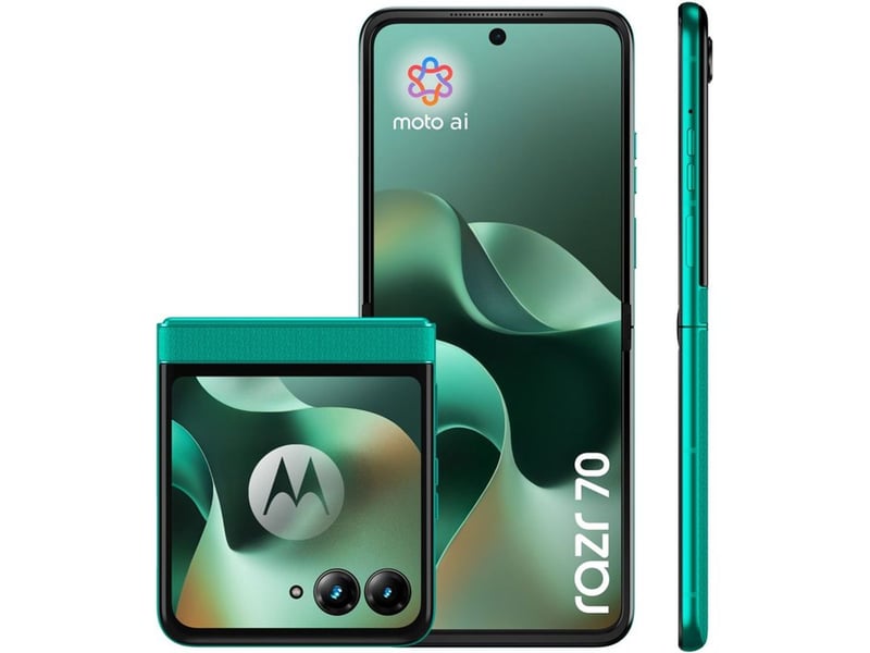 Smartphone pliable 5g double écran 8 go 256 go vert foncé MOTORAZR708256V - Conforama B