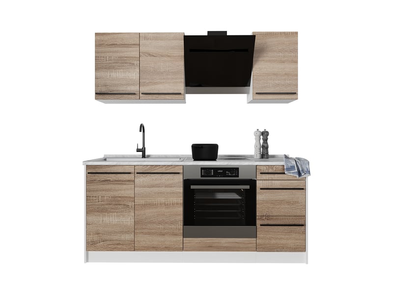 Vicco cuisine, sonomablanc, 180cm sans pt - Conforama E