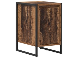 Table de chevet - cabinet de chevet - table de nuit bois ancien 39,5 x 30 x 50 cm bois d'ingénierie