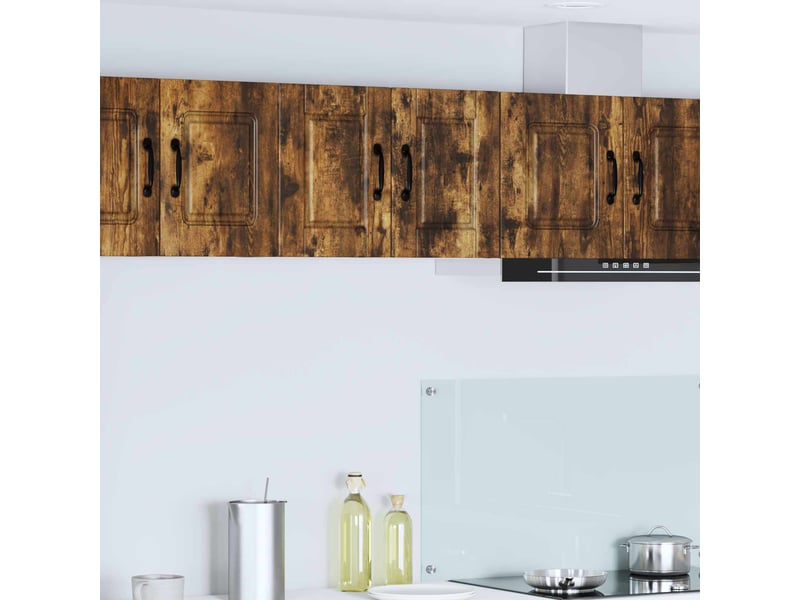 Armoire de cuisine chêne fumé 30x31x40cm bois d'ingénierie shl3841 - Conforama B